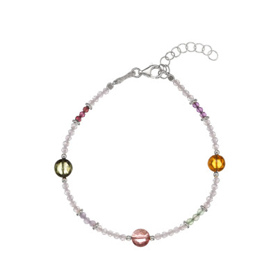 Alisia Bracciale Cardinal Argento Tormaline Zirconi