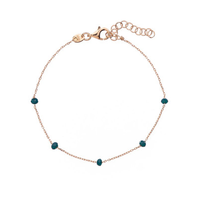 Alisia Bracciale Crystal Bead Argento Cristalli Ottanio