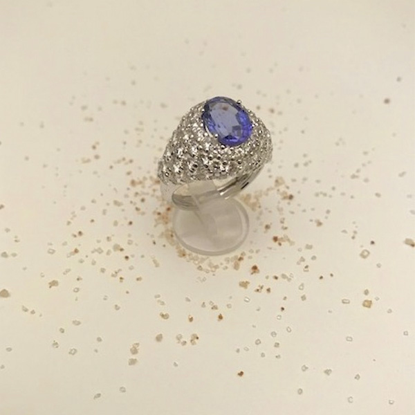 Anello Tanzanite