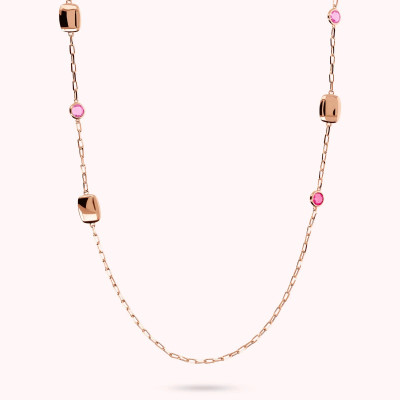 Bronzallure Collana Lunga con Pepite e Prisma WSBZ02430.KU