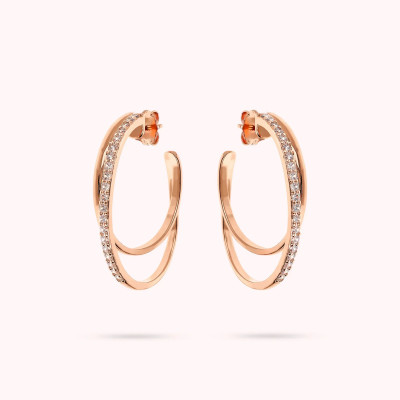 Bronzallure Orecchini Doppio Cerchio WSBZ02341.WR