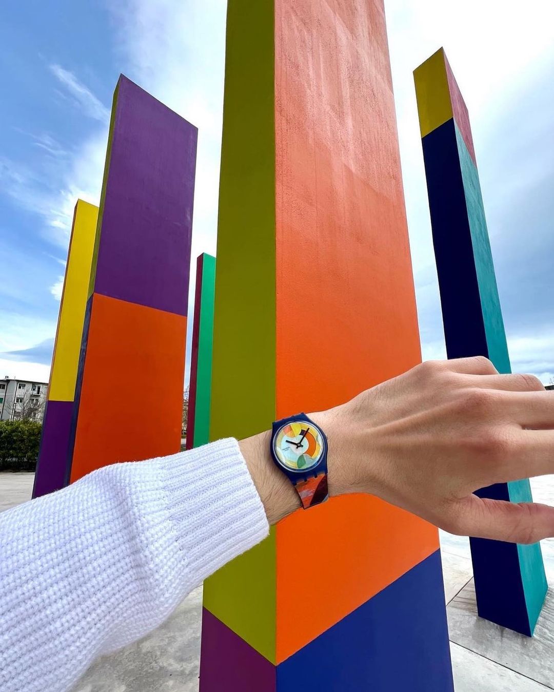 centre de Pompidou nuovo orologio Swatch