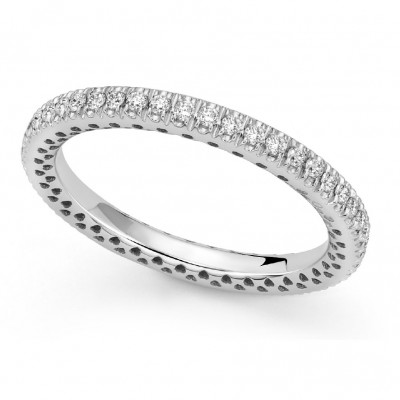 DonnaOro Anello Veretta con diamanti