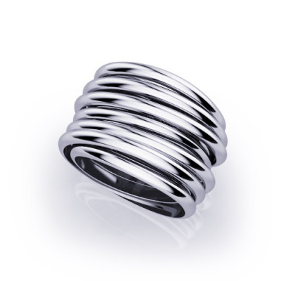 DonnaOro Anello 7 Fili argento