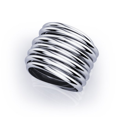 DonnaOro Anello 9 Fili argento