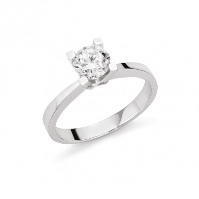 DonnaOro Anello Solitario con diamante
