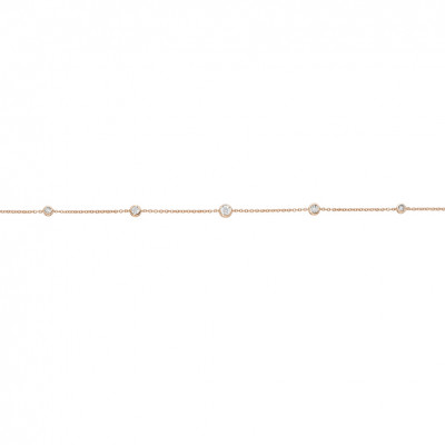 DonnaOro Bracciale Rolò in oro rosa e diamanti