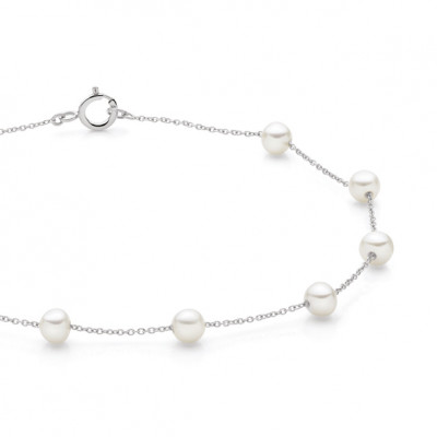 DonnaOro Bracciale Perle e oro bianco
