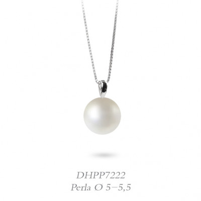 DonnaOro Collana con Perla bianca e oro bianco
