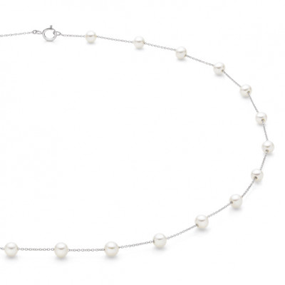 DonnaOro Collana Perle e oro bianco