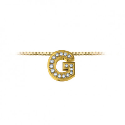 DonnaOro Collana Iniziale G oro giallo