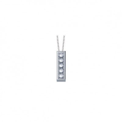 DonnaOro Collana Iniziale I oro bianco