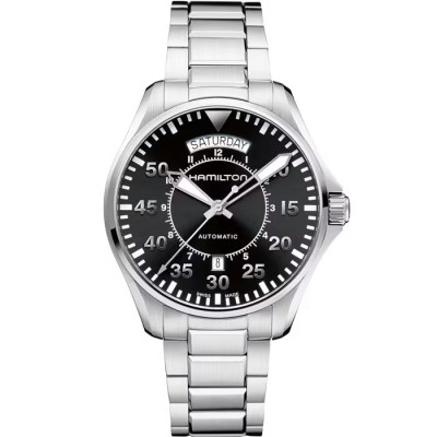 Hamilton Khaki Aviation Pilot Day Date Auto H64615135