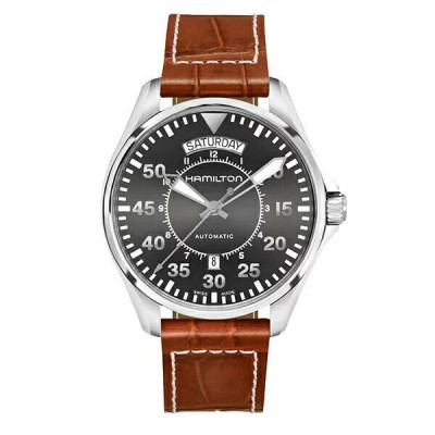 Hamilton Khaki Aviation Pilot Day Date Auto H64615585