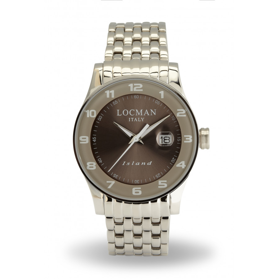 Locman Island Solotempo - Orologio Automatico Da Uomo, Collezione Island, Design Italiano