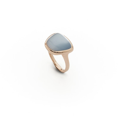 Madì Anello Nuvole Quarzo Blu chiaro