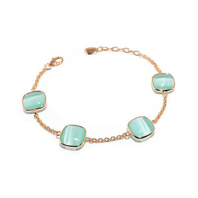 Madì Bracciale Laguna Quarzi Verde Acqua