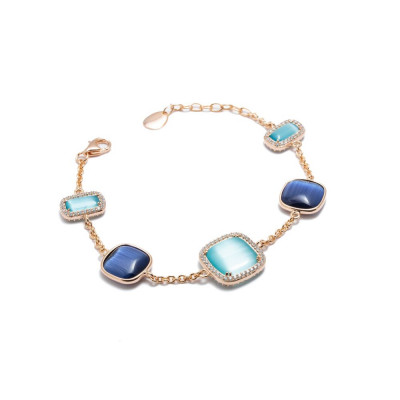 Madì Bracciale Luce Blu Zirconi e Quarzi