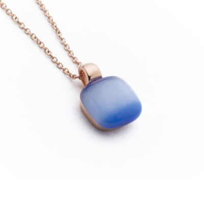 Madì Collana Essenza Quarzo bluette