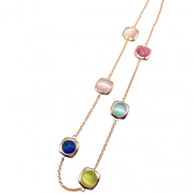 Madì Collana Oblò Pietre colorate