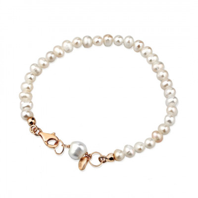 Marakò Bracciale Perle Coltivate Bianche