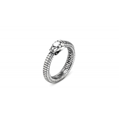 Anello Serpente Uroboro Argento