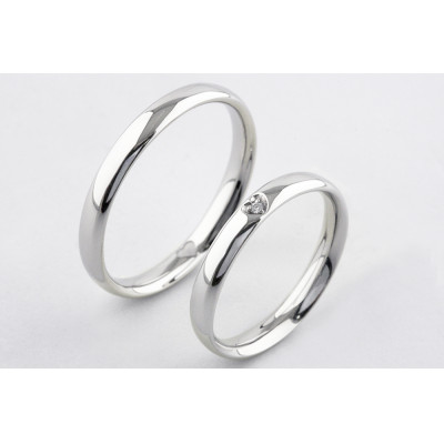 Fede Nuziale Polello Pensieri D'Amore (Lui - 3,40 mm)