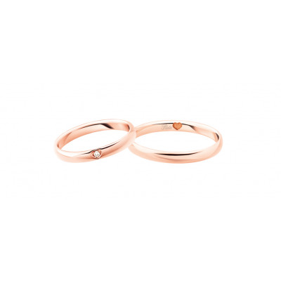 Fede Nuziale Polello Pensieri D'Amore (Lui - 3,40 mm)