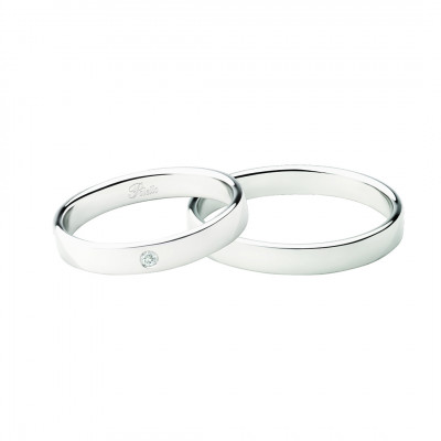 Fede Nuziale Polello Lampo D'Amore (Lei - 3,40 mm)