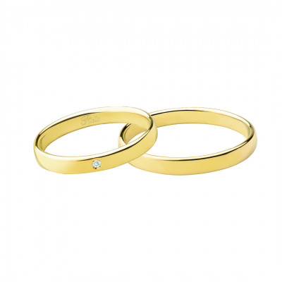 Fede Nuziale Polello Sole D'Amore (Lei - 2,90 mm)