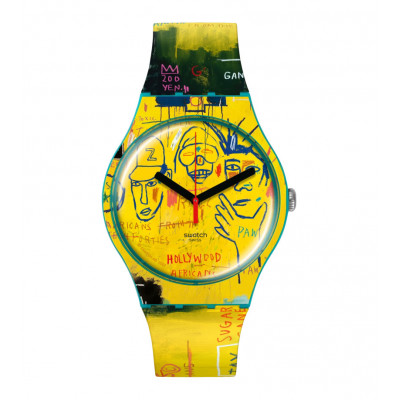 Swatch Hollywood Africans by Jean-Michel Basquiat SUOZ354