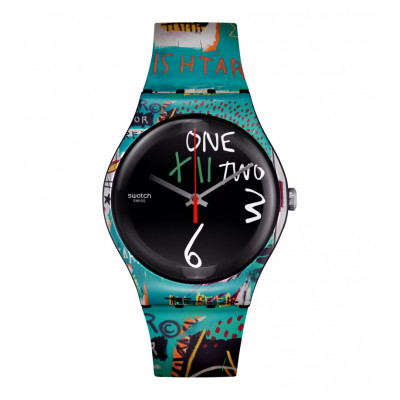 Swatch Ishtar by Jean-Michel Basquiat SUOZ356