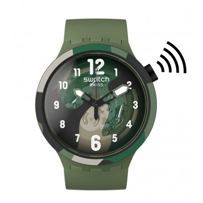 Swatch Look Right Thru Green Pay! SB05G108-5300