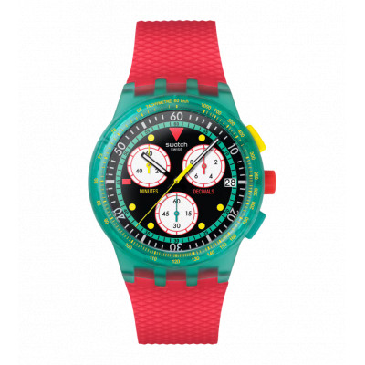 Swatch Neon Emerald Chrono SUSG409
