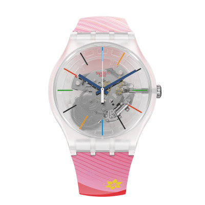 Swatch Red Rivers And Mountains SO29Z105